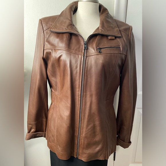 Marc New York Jackets & Blazers - Marc New York By Andrew Mark Brown Real Soft Leather Jacket